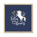 Picture of Follow your Dreams Unicorn _GroupedProduct_Square_Mini_ _GroupedProduct_Square_Framed_Matted_