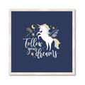 Picture of Follow your Dreams Unicorn _GroupedProduct_Square_Mini_ _GroupedProduct_Square_Framed_Matted_