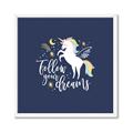 Picture of Follow your Dreams Unicorn _GroupedProduct_Square_Mini_ _GroupedProduct_Square_Framed_Matted_