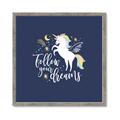 Picture of Follow your Dreams Unicorn _GroupedProduct_Square_Mini_ _GroupedProduct_Square_Framed_Matted_