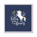 Picture of Follow your Dreams Unicorn _GroupedProduct_Square_Mini_ _GroupedProduct_Square_Framed_Matted_