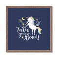 Picture of Follow your Dreams Unicorn _GroupedProduct_Square_Mini_ _GroupedProduct_Square_Framed_Matted_