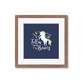 Picture of Follow your Dreams Unicorn _GroupedProduct_Square_Mini_ _GroupedProduct_Square_Framed_Matted_