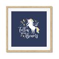 Picture of Follow your Dreams Unicorn _GroupedProduct_Square_Mini_ _GroupedProduct_Square_Framed_Matted_