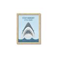 Picture of Stay Hungry Shark _GroupedProduct_Rectangle_Portrait_Mini_ _GroupedProduct_Rectangle_Portrait_Framed_Matted_