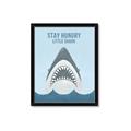 Picture of Stay Hungry Shark _GroupedProduct_Rectangle_Portrait_Mini_ _GroupedProduct_Rectangle_Portrait_Framed_Matted_