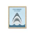 Picture of Stay Hungry Shark _GroupedProduct_Rectangle_Portrait_Mini_ _GroupedProduct_Rectangle_Portrait_Framed_Matted_