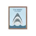 Picture of Stay Hungry Shark _GroupedProduct_Rectangle_Portrait_Mini_ _GroupedProduct_Rectangle_Portrait_Framed_Matted_