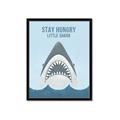 Picture of Stay Hungry Shark _GroupedProduct_Rectangle_Portrait_Mini_ _GroupedProduct_Rectangle_Portrait_Framed_Matted_
