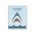 Picture of Stay Hungry Shark _GroupedProduct_Rectangle_Portrait_Mini_ _GroupedProduct_Rectangle_Portrait_Framed_Matted_
