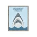 Picture of Stay Hungry Shark _GroupedProduct_Rectangle_Portrait_Mini_ _GroupedProduct_Rectangle_Portrait_Framed_Matted_