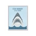 Picture of Stay Hungry Shark _GroupedProduct_Rectangle_Portrait_Mini_ _GroupedProduct_Rectangle_Portrait_Framed_Matted_
