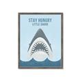 Picture of Stay Hungry Shark _GroupedProduct_Rectangle_Portrait_Mini_ _GroupedProduct_Rectangle_Portrait_Framed_Matted_