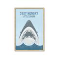 Picture of Stay Hungry Shark _GroupedProduct_Rectangle_Portrait_Mini_ _GroupedProduct_Rectangle_Portrait_Framed_Matted_