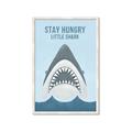 Picture of Stay Hungry Shark _GroupedProduct_Rectangle_Portrait_Mini_ _GroupedProduct_Rectangle_Portrait_Framed_Matted_