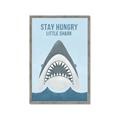 Picture of Stay Hungry Shark _GroupedProduct_Rectangle_Portrait_Mini_ _GroupedProduct_Rectangle_Portrait_Framed_Matted_