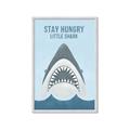 Picture of Stay Hungry Shark _GroupedProduct_Rectangle_Portrait_Mini_ _GroupedProduct_Rectangle_Portrait_Framed_Matted_