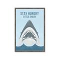 Picture of Stay Hungry Shark _GroupedProduct_Rectangle_Portrait_Mini_ _GroupedProduct_Rectangle_Portrait_Framed_Matted_