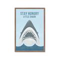 Picture of Stay Hungry Shark _GroupedProduct_Rectangle_Portrait_Mini_ _GroupedProduct_Rectangle_Portrait_Framed_Matted_