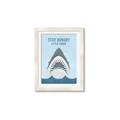Picture of Stay Hungry Shark _GroupedProduct_Rectangle_Portrait_Mini_ _GroupedProduct_Rectangle_Portrait_Framed_Matted_