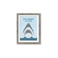 Picture of Stay Hungry Shark _GroupedProduct_Rectangle_Portrait_Mini_ _GroupedProduct_Rectangle_Portrait_Framed_Matted_