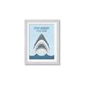 Picture of Stay Hungry Shark _GroupedProduct_Rectangle_Portrait_Mini_ _GroupedProduct_Rectangle_Portrait_Framed_Matted_