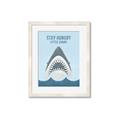 Picture of Stay Hungry Shark _GroupedProduct_Rectangle_Portrait_Mini_ _GroupedProduct_Rectangle_Portrait_Framed_Matted_