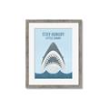 Picture of Stay Hungry Shark _GroupedProduct_Rectangle_Portrait_Mini_ _GroupedProduct_Rectangle_Portrait_Framed_Matted_