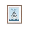 Picture of Stay Hungry Shark _GroupedProduct_Rectangle_Portrait_Mini_ _GroupedProduct_Rectangle_Portrait_Framed_Matted_