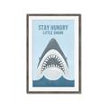 Picture of Stay Hungry Shark _GroupedProduct_Rectangle_Portrait_Mini_ _GroupedProduct_Rectangle_Portrait_Framed_Matted_