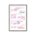 Picture of XOXO _GroupedProduct_Rectangle_Portrait_Mini_ _GroupedProduct_Rectangle_Portrait_Framed_Matted_