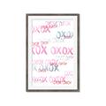 Picture of XOXO _GroupedProduct_Rectangle_Portrait_Mini_ _GroupedProduct_Rectangle_Portrait_Framed_Matted_