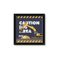 Picture of Caution Construction _GroupedProduct_Square_Mini_ _GroupedProduct_Square_Framed_Matted_