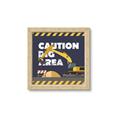 Picture of Caution Construction _GroupedProduct_Square_Mini_ _GroupedProduct_Square_Framed_Matted_