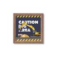 Picture of Caution Construction _GroupedProduct_Square_Mini_ _GroupedProduct_Square_Framed_Matted_