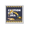 Picture of Caution Construction _GroupedProduct_Square_Mini_ _GroupedProduct_Square_Framed_Matted_