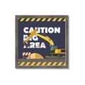 Picture of Caution Construction _GroupedProduct_Square_Mini_ _GroupedProduct_Square_Framed_Matted_