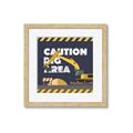 Picture of Caution Construction _GroupedProduct_Square_Mini_ _GroupedProduct_Square_Framed_Matted_