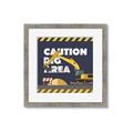 Picture of Caution Construction _GroupedProduct_Square_Mini_ _GroupedProduct_Square_Framed_Matted_