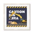 Picture of Caution Construction _GroupedProduct_Square_Mini_ _GroupedProduct_Square_Framed_Matted_