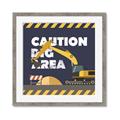 Picture of Caution Construction _GroupedProduct_Square_Mini_ _GroupedProduct_Square_Framed_Matted_