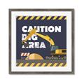 Picture of Caution Construction _GroupedProduct_Square_Mini_ _GroupedProduct_Square_Framed_Matted_