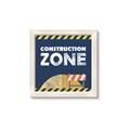 Picture of Construction Zone _GroupedProduct_Square_Mini_ _GroupedProduct_Square_Framed_Matted_