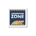 Picture of Construction Zone _GroupedProduct_Square_Mini_ _GroupedProduct_Square_Framed_Matted_