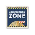 Picture of Construction Zone _GroupedProduct_Square_Mini_ _GroupedProduct_Square_Framed_Matted_