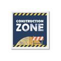 Picture of Construction Zone _GroupedProduct_Square_Mini_ _GroupedProduct_Square_Framed_Matted_
