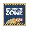 Picture of Construction Zone _GroupedProduct_Square_Mini_ _GroupedProduct_Square_Framed_Matted_