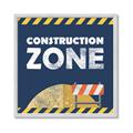 Picture of Construction Zone _GroupedProduct_Square_Mini_ _GroupedProduct_Square_Framed_Matted_
