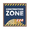 Picture of Construction Zone _GroupedProduct_Square_Mini_ _GroupedProduct_Square_Framed_Matted_