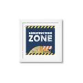 Picture of Construction Zone _GroupedProduct_Square_Mini_ _GroupedProduct_Square_Framed_Matted_